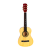 Natural Wood Guitar - Portable, Warm-Toned Acoustic